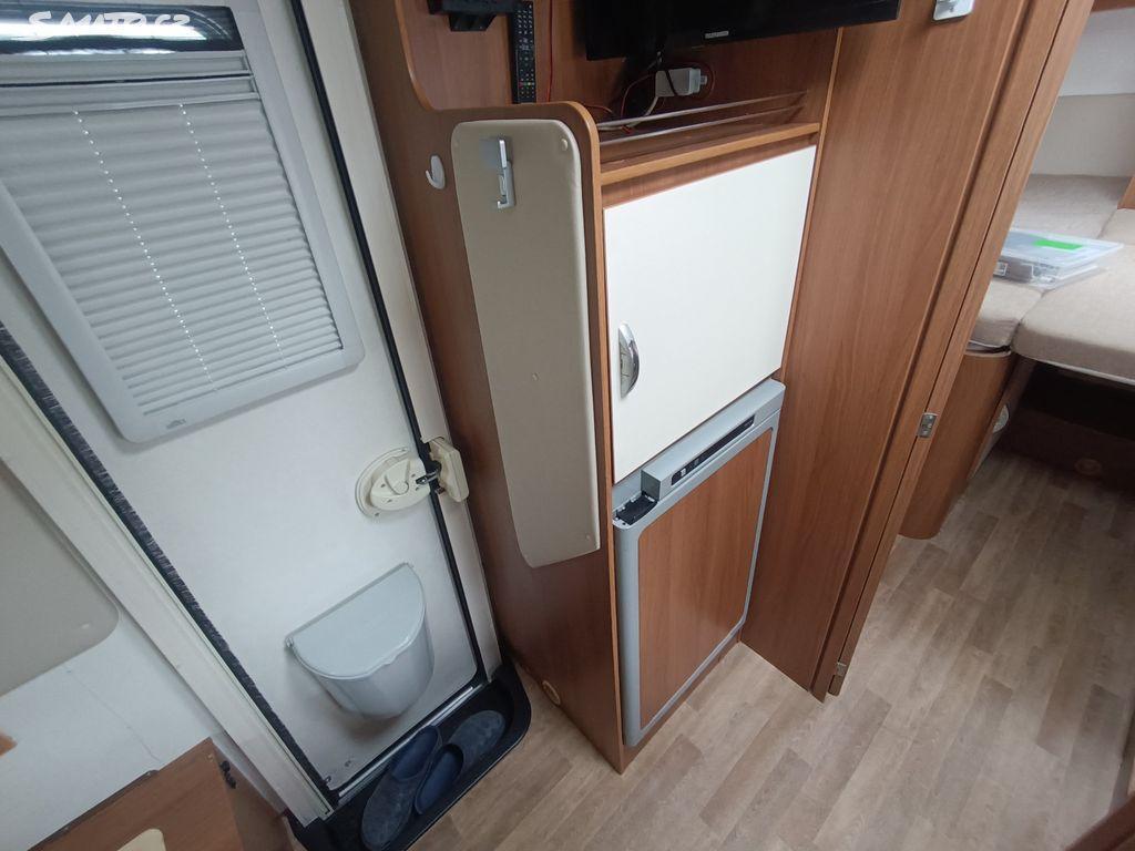 Interiér obytného vozu