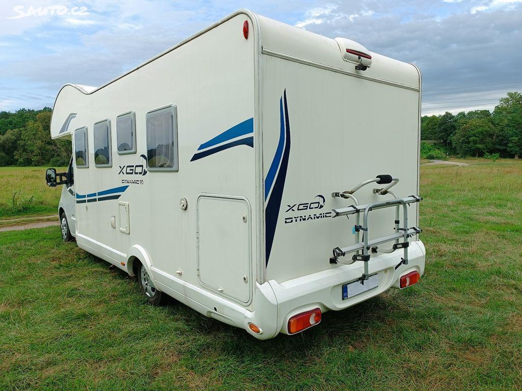 Exteriér obytného vozu - zadní pohled