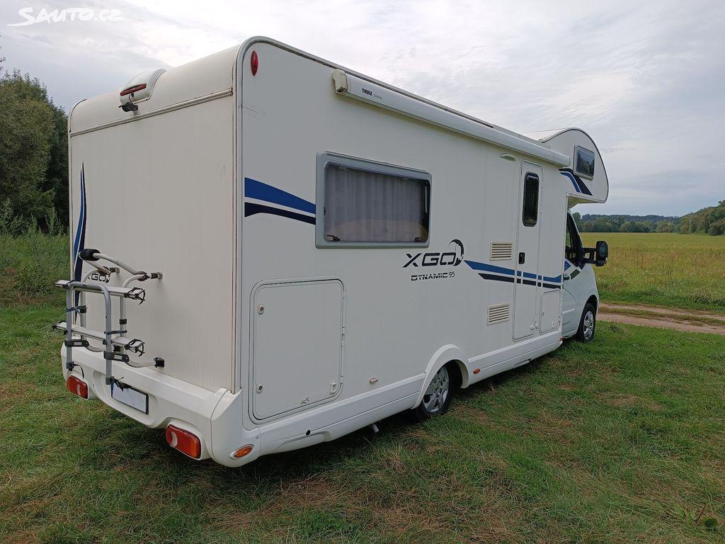 Exteriér obytného vozu - zadní pohled